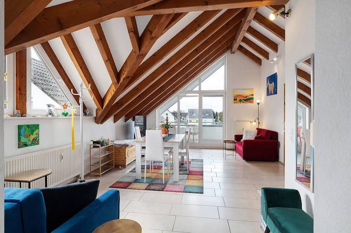 Gîte pour 4 personnes, avec balcon à Rastatt
