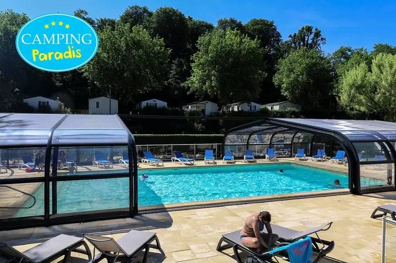 Mobil Home Komfort Nobis 1 Schlafzimmer 2 Personen, Terrasse halb überdacht, Tv, 20 m2 (2010) in Montreuil-Bellay, Loire-Tal