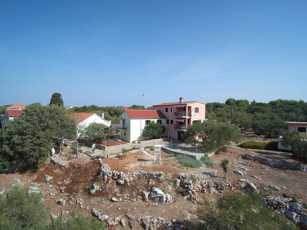 Ganze Wohnung, 2-Zimmer-Ferienwohnung mit Terrasse und Meerblick Bozava (Dugi otok) A-23903-a in Sali, Dugi Otok