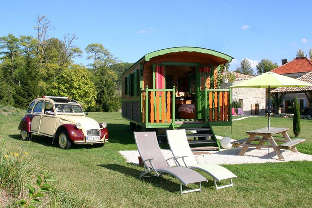 La Roulotte De Roquecor - Gites Grand Pre! - Mit Pool - Quercy South West in Roquecor, Quercy