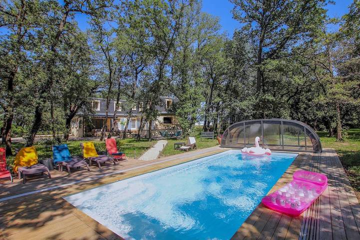 Location de vacances pour 10 personnes, animaux acceptés à Cléon-d'Andran