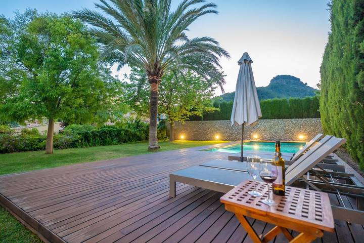 Can Cabrit - Villa de diseño con piscina privada al pie de la montaña. Wifi Gratis in Alaró, Interior de Mallorca