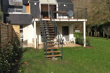 Gîte pour 3 personnes, avec jardin à Ganzeville
