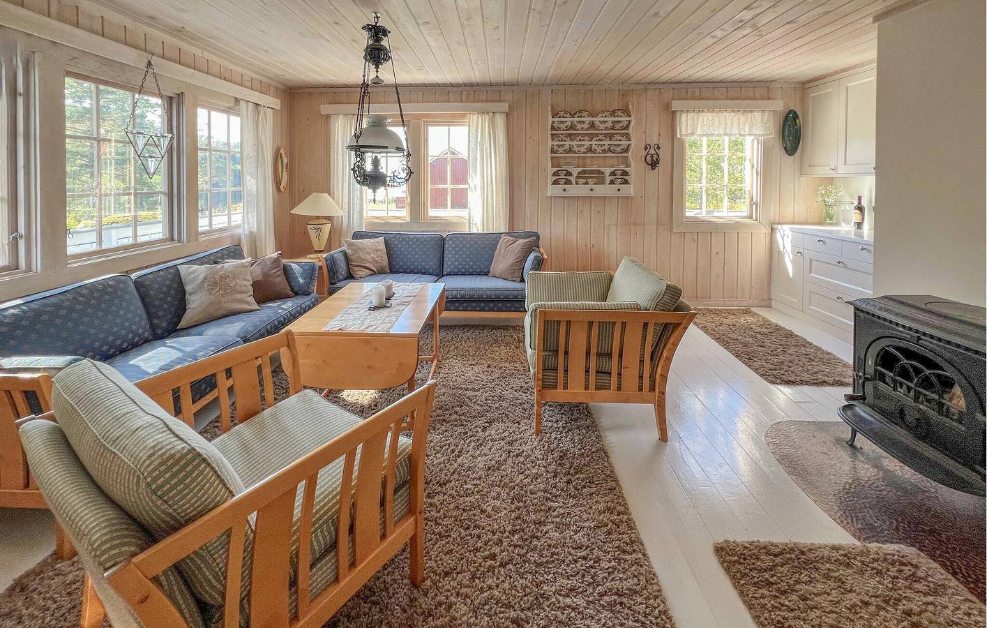 Ferienhaus für 4 Personen mit Seeblick in Vegårshei