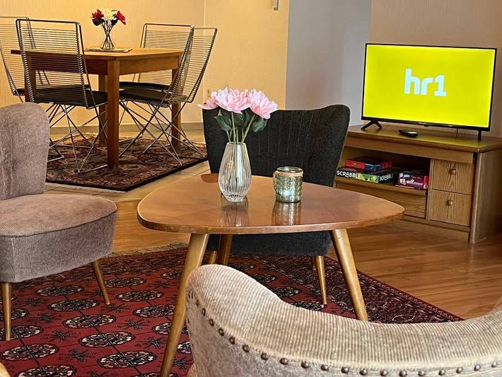 Ganze Wohnung, Vintage-Wohnung 'Auf Dem Karlsberg' mit privater Terrasse in Weilburg, Landkreis Limburg-Weilburg