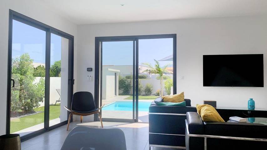 Location de vacances pour 6 personnes, avec piscine ainsi que vue et jardin à Villeneuve-de-la-Raho - 4