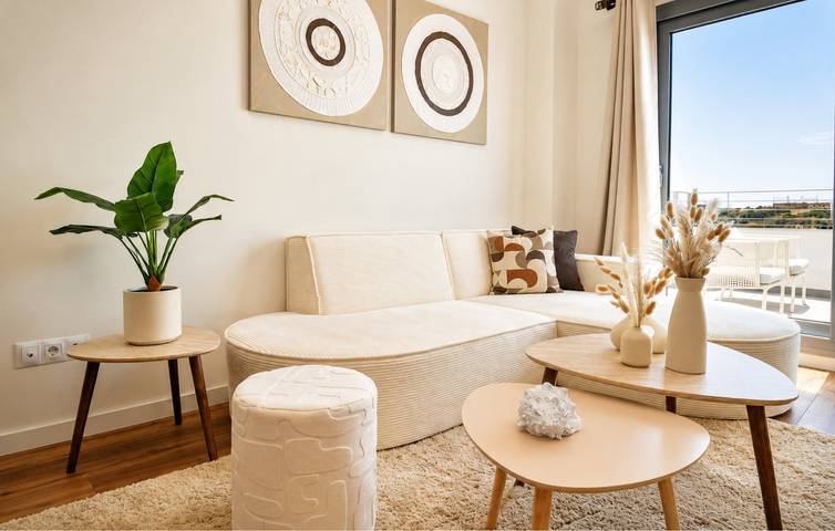 Apartamento de vacaciones para 6 personas, con Vistas al mar y Piscina en Valle Romano