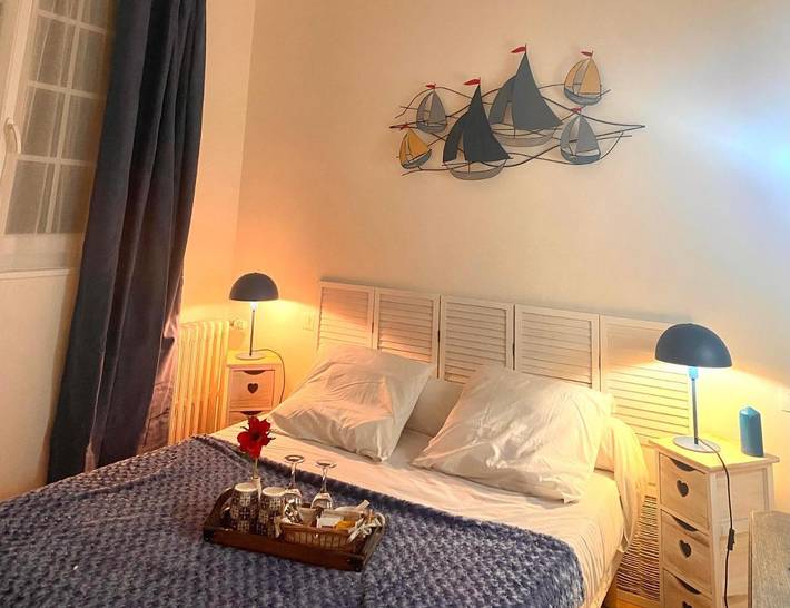 Chambre d’hôte pour 4 personnes, avec vue, animaux acceptés