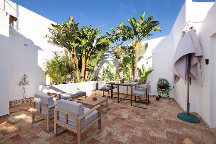 Ganze Wohnung, Apartment 'Estúdio Casa Do Limoeiro' mit Gemeinschaftsgarten, Wlan und Klimaanlage in Vila Nova de Cacela, Parque Natural da Ria Formosa