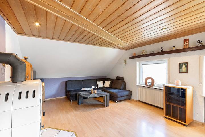 Appartement entier, Appartement « Ferienwohnung Spessartluft » avec jardin commun et Wi-Fi in Spessart-Mainland