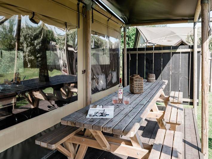 Zelt für 8 Personen, mit Terrasse und Garten in Callantsoog - 4