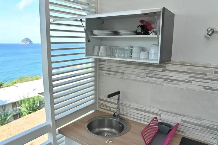 Studio entier, Appartement charmant au Diamant 30 m² avec vue mer in Le Diamant, Martinique