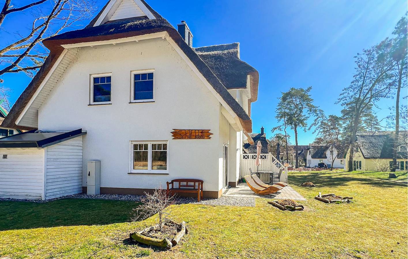 Charmantes Apartment mit Terrasse in der Nähe von Strand und Restaurants in Zirchow, Usedom