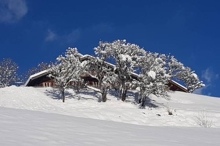 Gîte pour 11 personnes, avec Balcon et Jacuzzi ainsi que Jardin et Sauna à Hauteluce