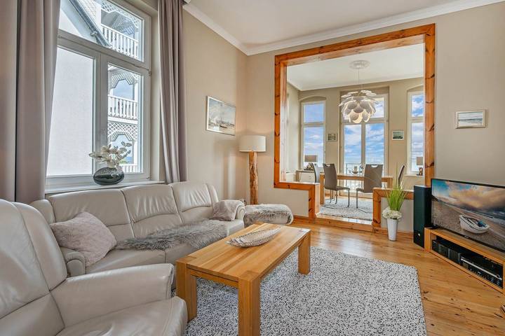 Appartement entier, Appartement de vacances pour 2 personnes avec balcon in Bansin, Heringsdorf