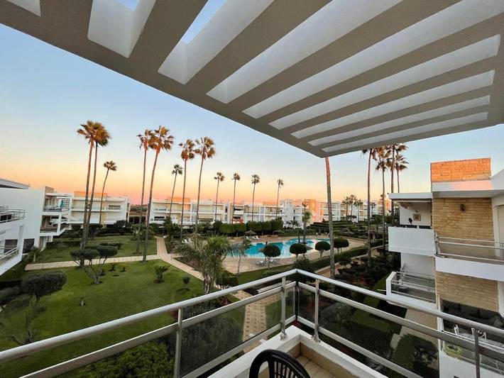 Gîte pour 4 personnes, avec jardin et bassin pour enfant ainsi que vue et piscine, animaux acceptés dans Dar Bouazza - 2