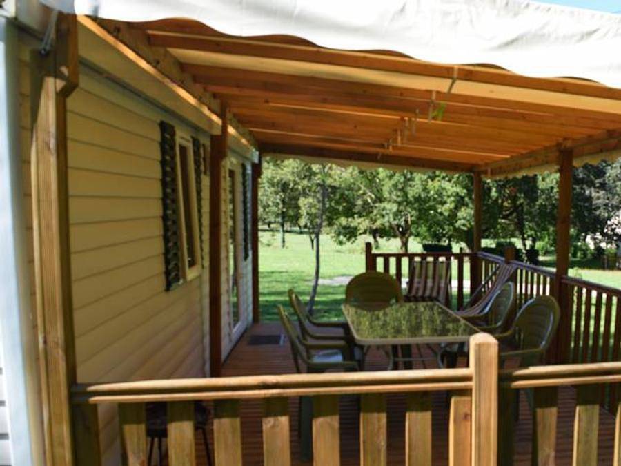 Camping La Prade - Mobilheim 5 personen - Candour 29 M² in Saint-André-de-Najac, Aveyron
