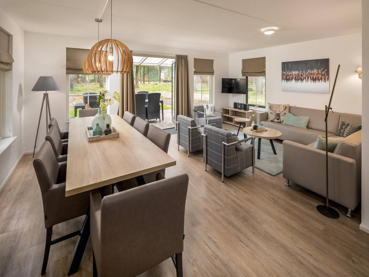 Freistehender Wellnessbungalow mit Sauna in Hooghalen, Drenthe