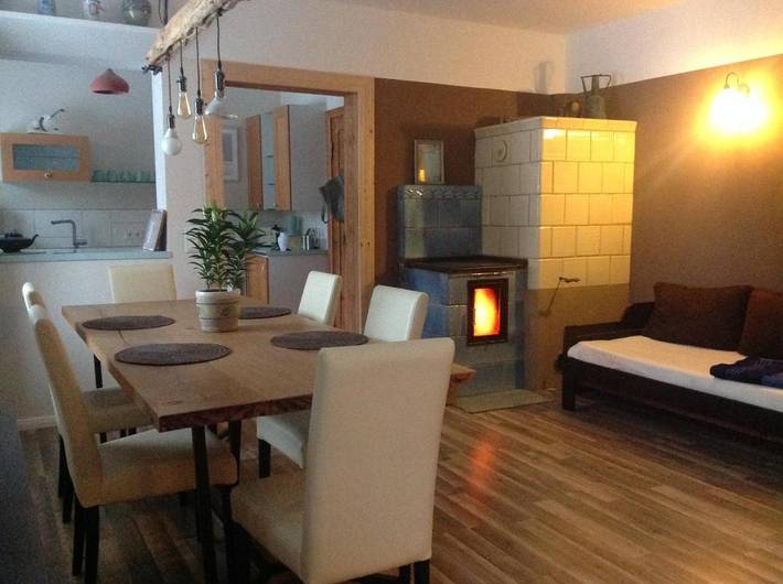 Ferienwohnung für 4 Personen, mit Terrasse und Garten sowie Ausblick in Müncheberg