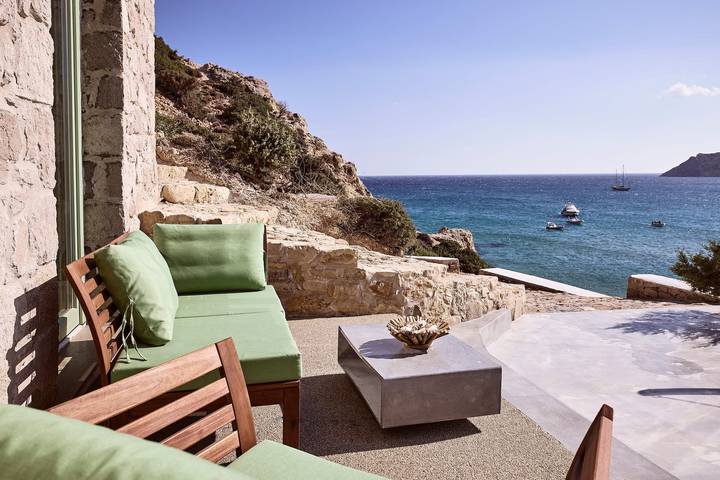 Villa pour 4 personnes avec vue sur l’océan in Milos