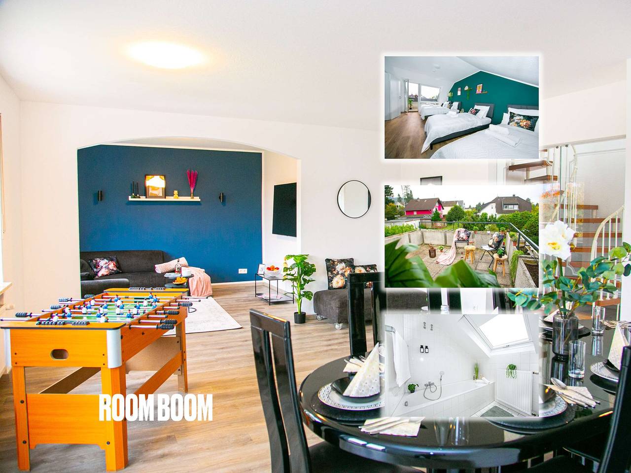 Apartmenthotel für 9 Personen mit Balkon/Terrasse in Koblenz, Osteifel