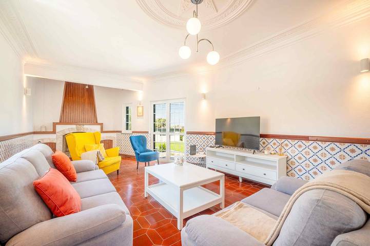 Casa de vacaciones para 10 personas, con terraza además de piscina y jardín en Lisboa y alrededores - 4