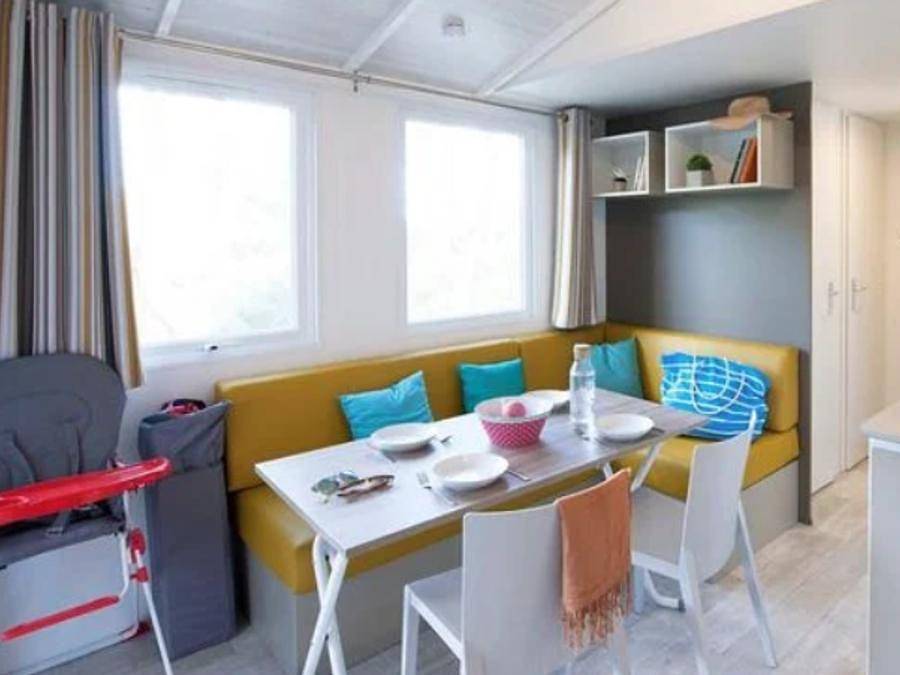 Camping Saint Louis - Mobilhome 6 personas - | Confort | 3 Dormitorios | 6 Pers | Terraza individual | Aire acondicionado | Tv in La Roquette-sur-Siagne, Region de Cannes