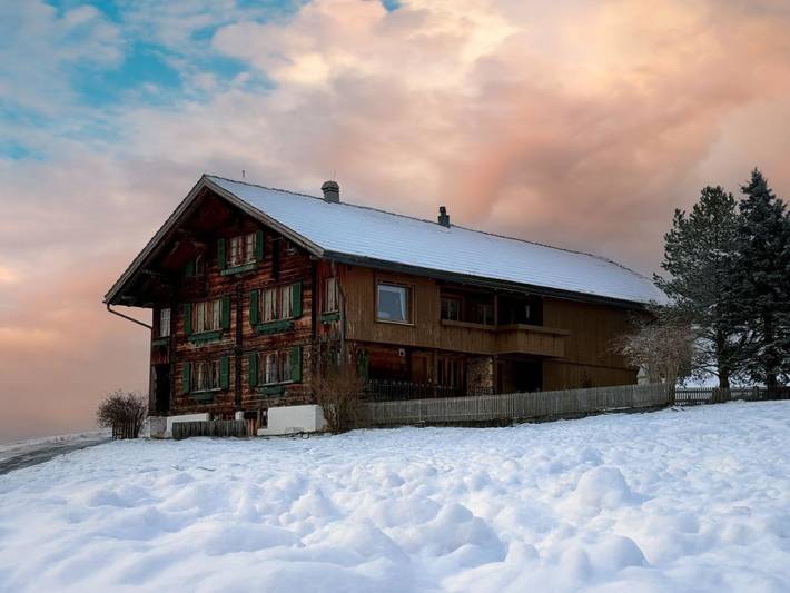Vakantiewoning voor 2 personen, met Balkon en Tuin in Adelboden