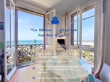 Gîte pour 4 personnes, avec vue dans Casino d'Houlgate