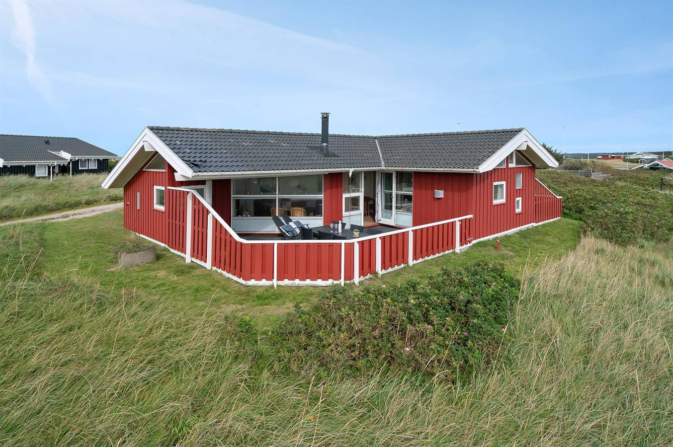 Feriehus for 7 personer med terrasse in Lønstrup, Hjørringregionen