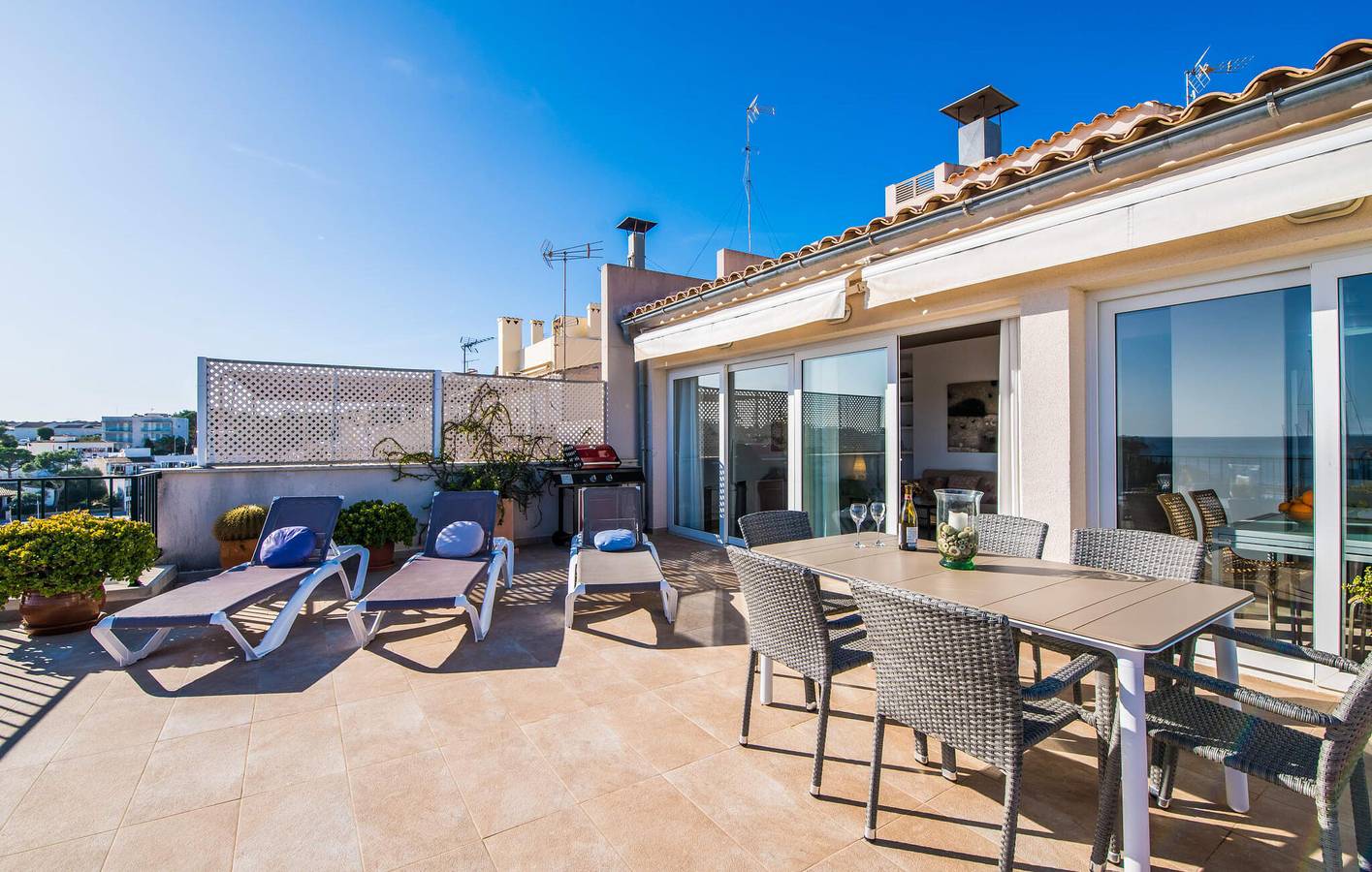 Entire holiday apartment, Sea View Retreat with Garden, AC & Grill near Cala Llombards in Cala Santanyí, Santanyí
