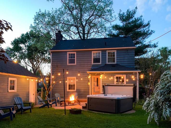 Vacation house for 9 people, with terrace in Indiana