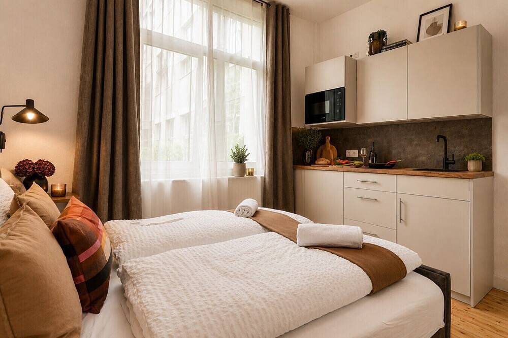 Nuju Rentals | Studio-Apartment | 2 Gäste | Zentral in Bielefeld, Nordrhein-Westfalen
