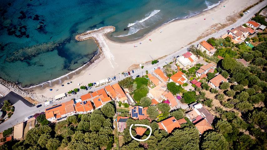Ferienhaus für 4 Personen, mit Terrasse und Garten in Pisciotta