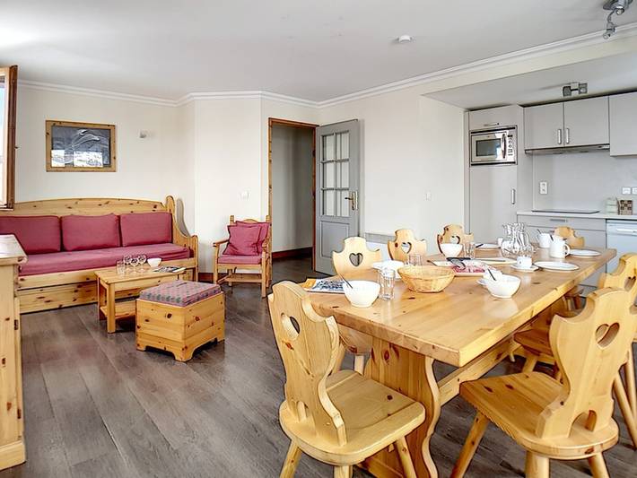 Apartamento entero, Apartamento renovado 8 pers - Balcón, Sauna & Hammam, WIFI in Les Menuires, Saint-Martin-de-Belleville