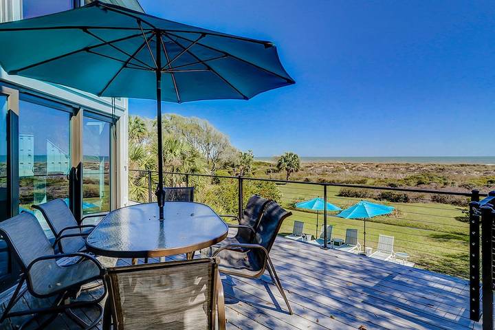 Vacation house for 14 people, with balcony and yard in Hilton Head Island