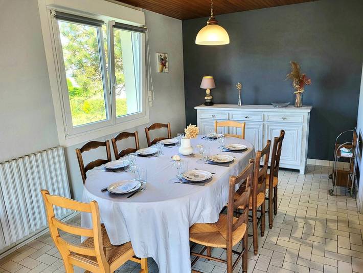 Ferienhaus Alizée am Meer mit Terrasse, privatem Garten und Wlan in Saint-Germain-sur-Ay, Coutances und Umgebung