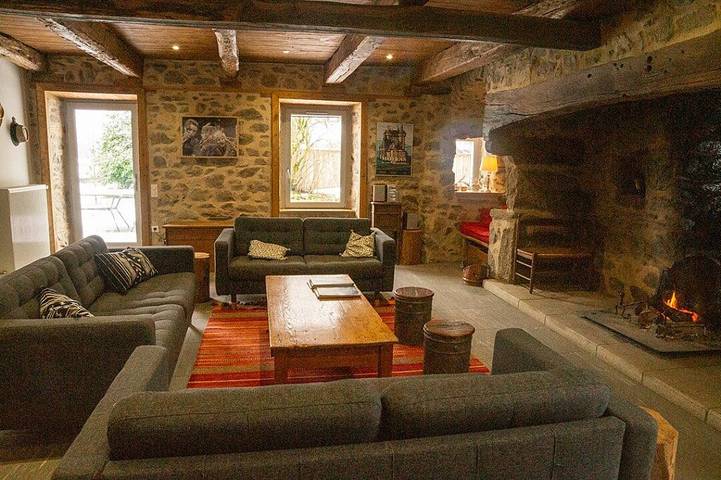 Gîte pour 9 personnes, avec jardin et terrasse, animaux acceptés à Champs-sur-Tarentaine-Marchal - 4