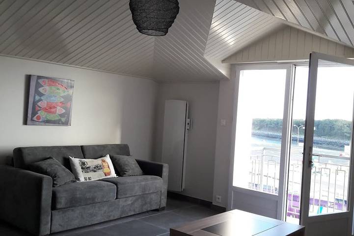 Ganze Wohnung, Apartment facing port and ocean in Saint-Gilles-Croix-de-Vie, Loire-Tal