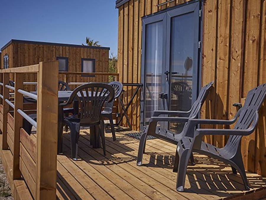 Camping Le Palavas  - Chalet 6 personen - Comfort | 3 Schlafz. | 4/6 Pers. | Klimaanlage in Palavas-les-Flots, Côte d'Améthyste