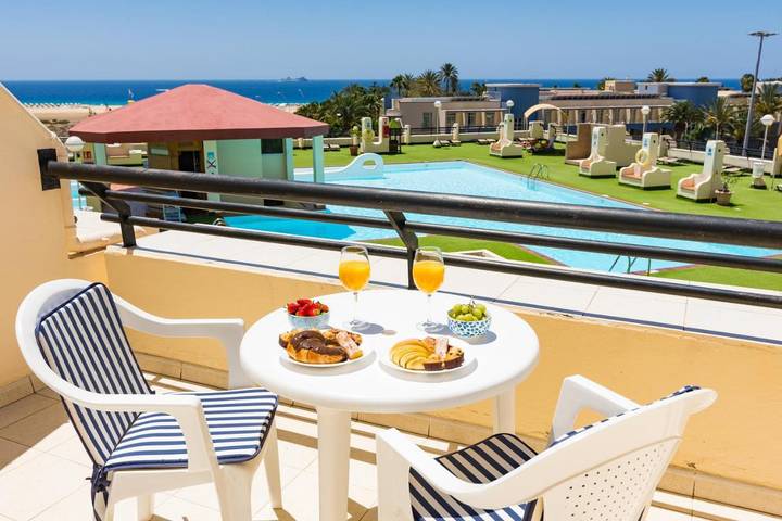 Ferienwohnung für 3 Personen, mit Ausblick und Pool sowie Terrasse in Jandia