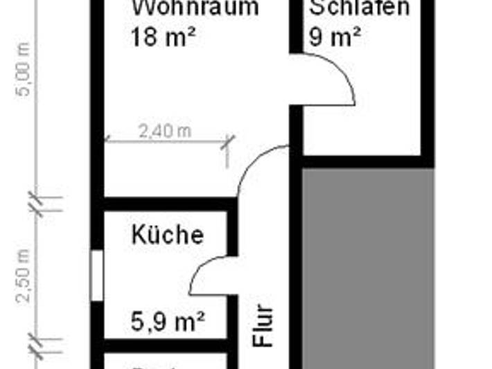 Ferienwohnung für 2 Personen, mit Terrasse in der Lausitz - 2