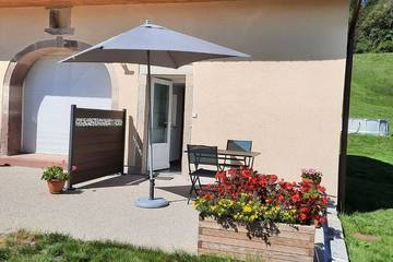 Gîte pour 2 personnes, avec balcon/terrasse et terrasse à Rupt-sur-Moselle