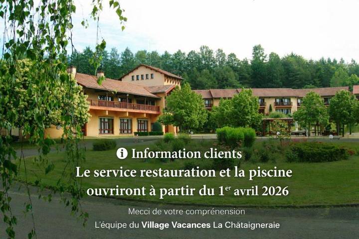 Club vacances pour 4 personnes, avec vue et jardin en Auvergne