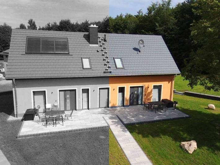 Ferienhaus für 4 Personen, mit Sauna und Terrasse, kinderfreundlich