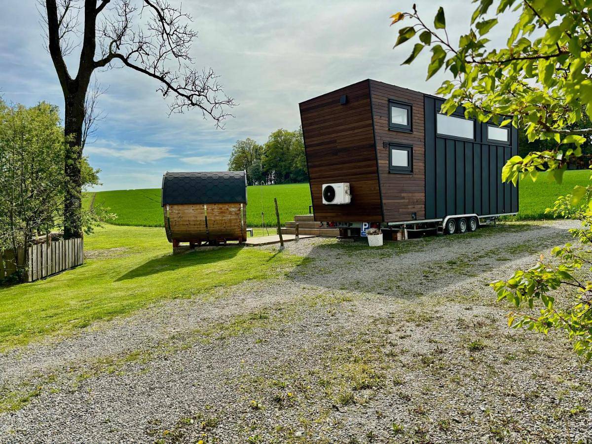 Tiny House mit Saunafass in Bezirk Grieskirchen
