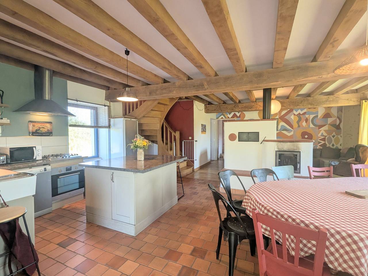 Dos casas berrichonas con jardín privado y patio compartido, ideal para grupos in Región de Le Blanc