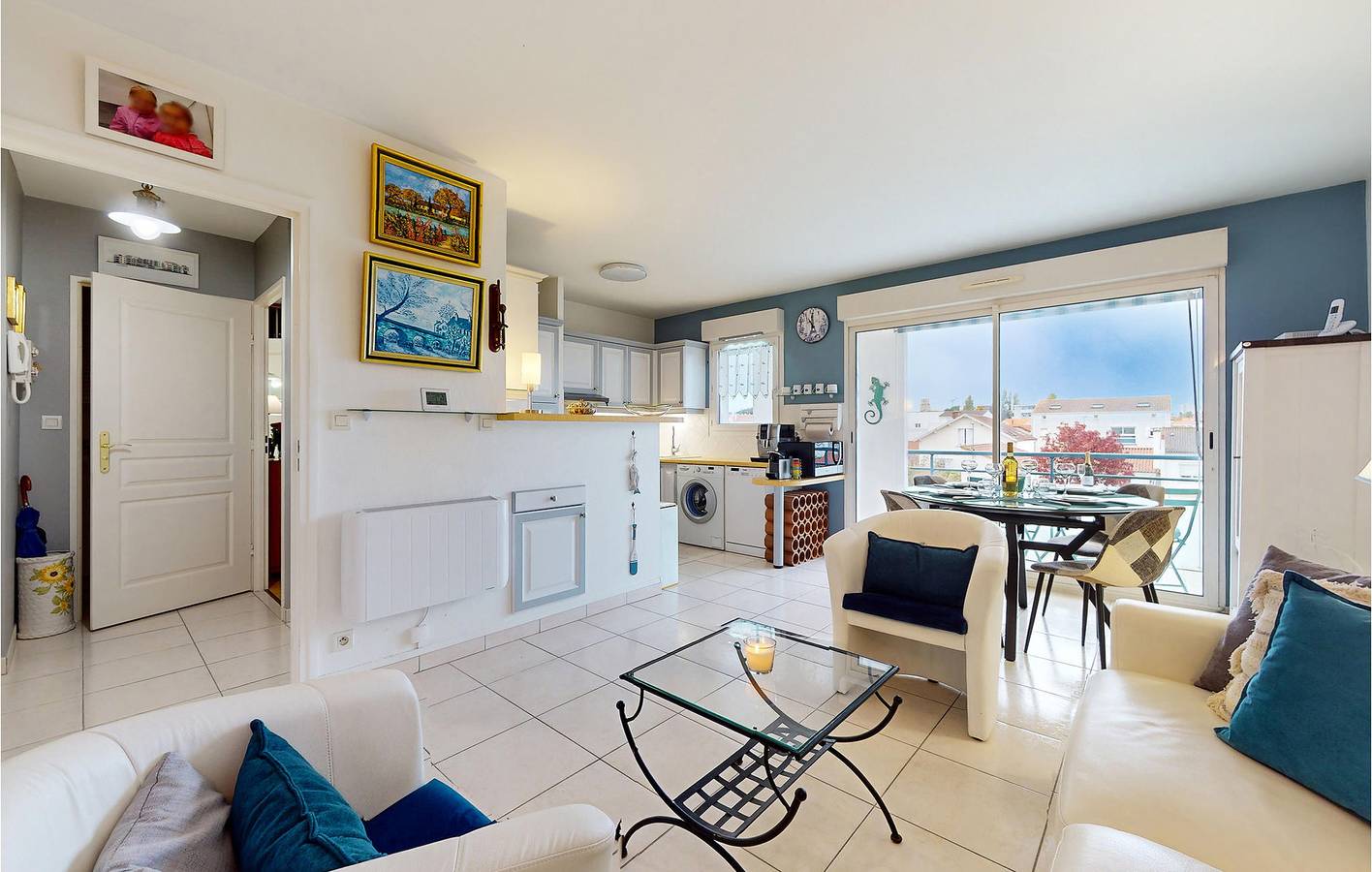 Apartamento vacacional entero, Acogedor apartamento con parking, DVD, TV, Internet | 700m de la playa de La Grande Conche in Royan, Côte de Beauté