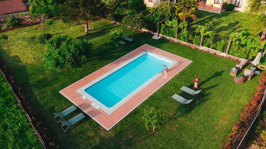 Casa rural para 2 personas, con Terraza además de Jardín y Piscina en Padrón - 3