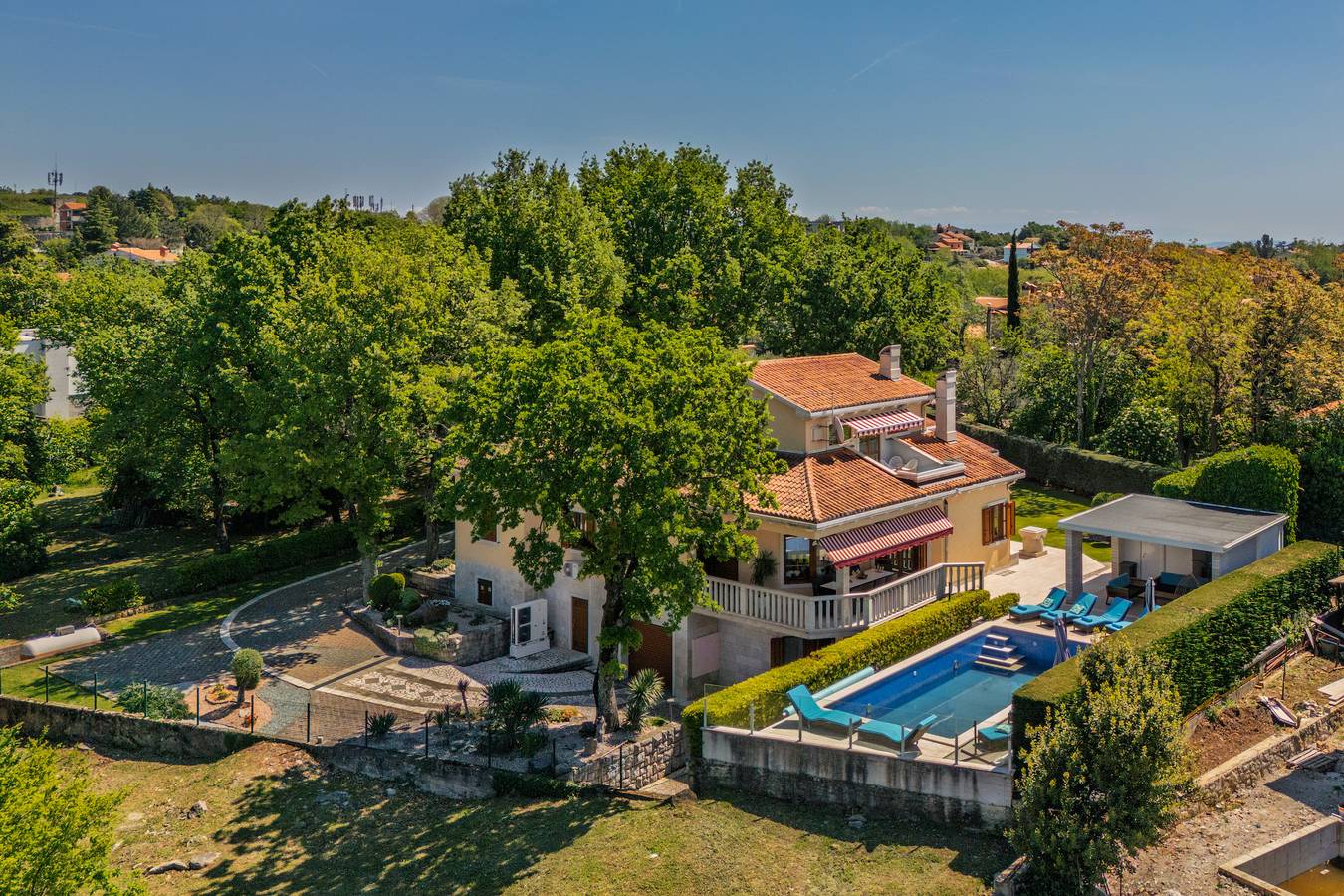 Luxury Pool Villa Rosa Magica in Labin, Costa Este de Istria